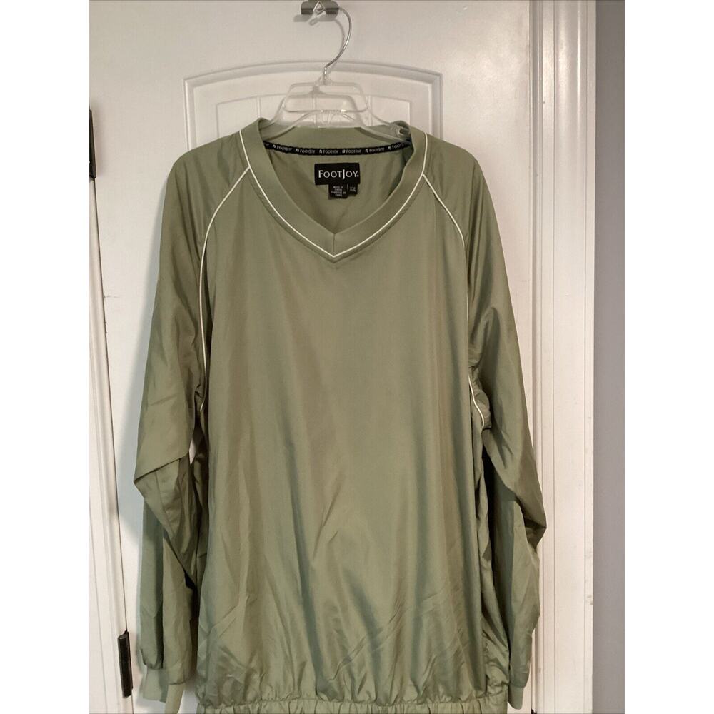 FootJoy Jacket Mens XXL Green Pullover Golf Performance FJ‎ Windbreaker